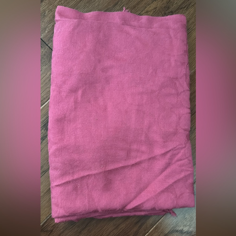 Pink Coach Scarf